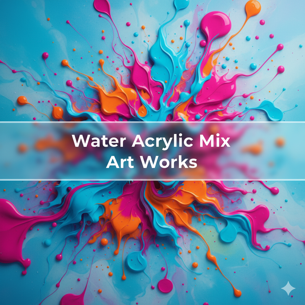 Water Acrylic Mix Art Works