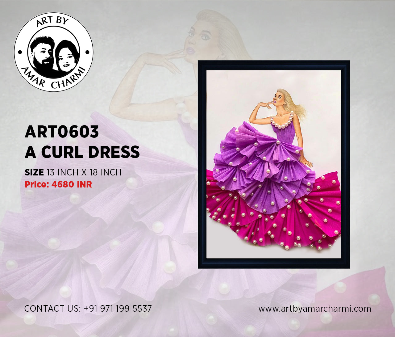 ART0603 A CURL DRESS