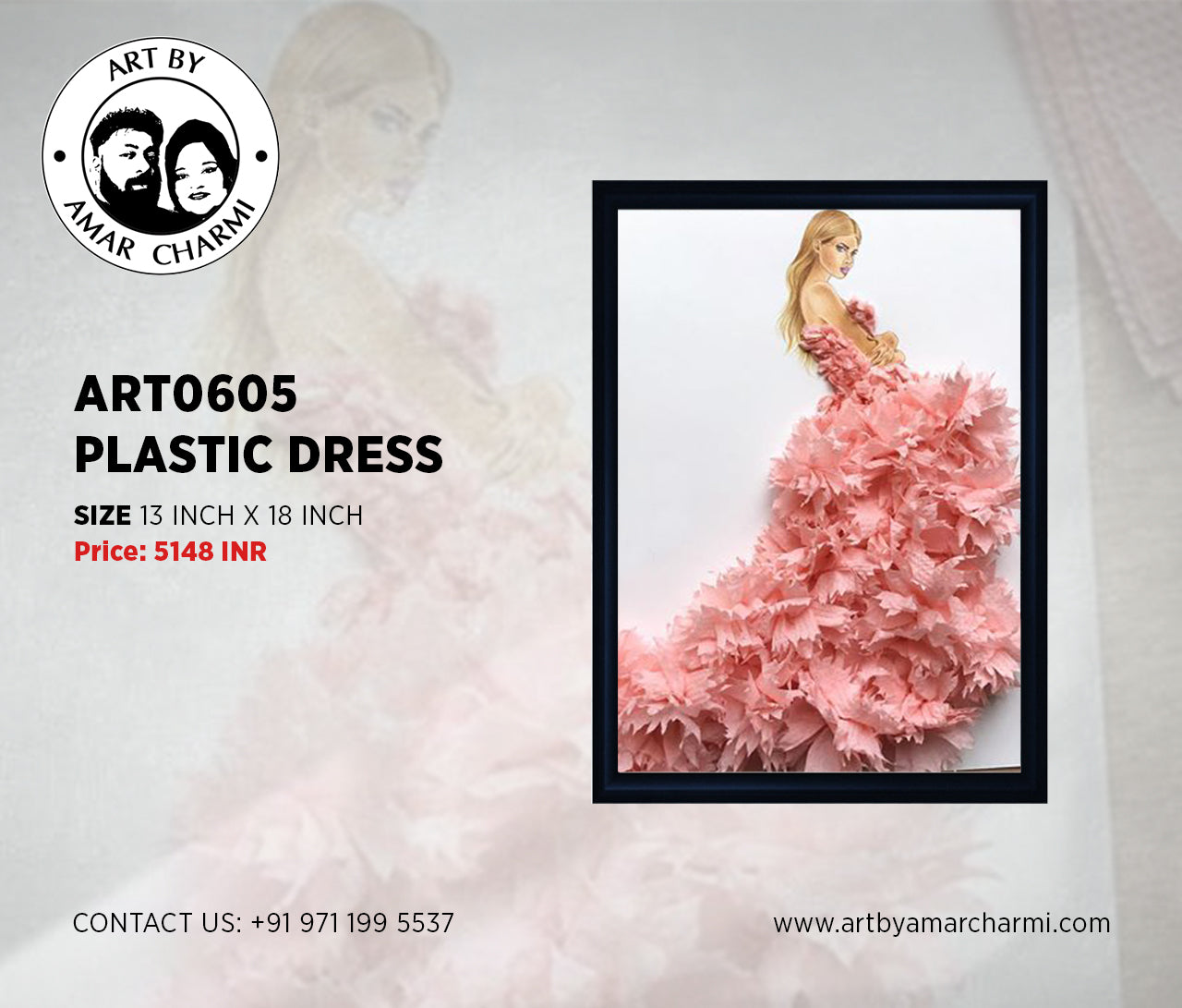 ART0605 PLASTIC DRESS