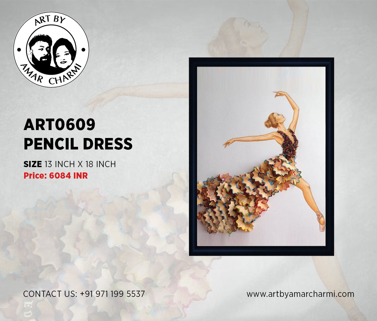 ART0609 PENCIL DRESS