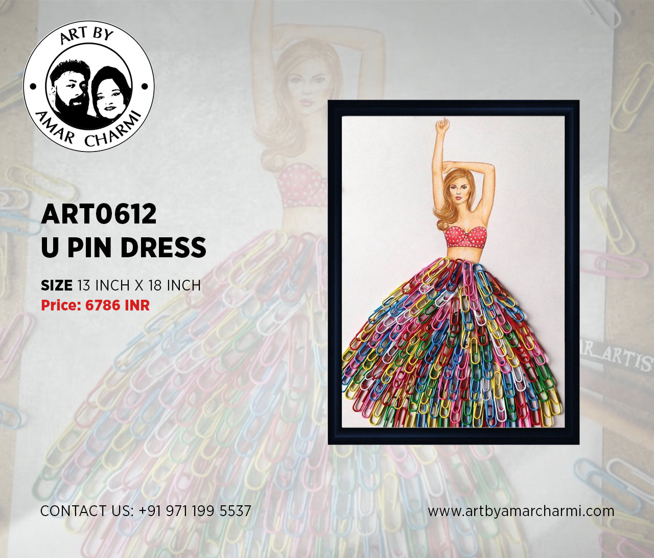 ART0612 U PIN DRESS