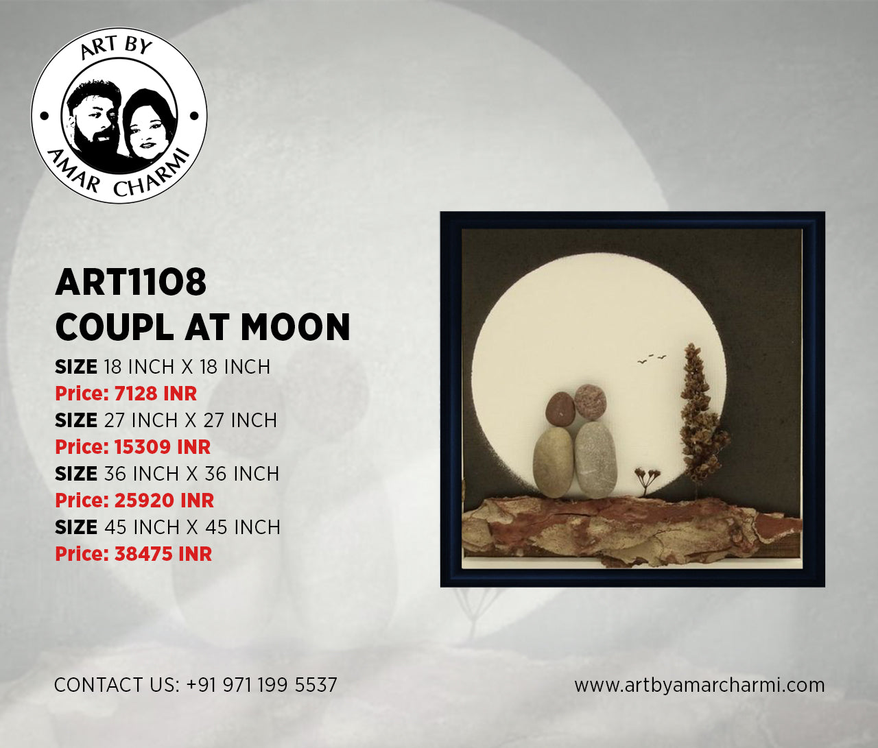 ART11O8 COUPL AT MOON