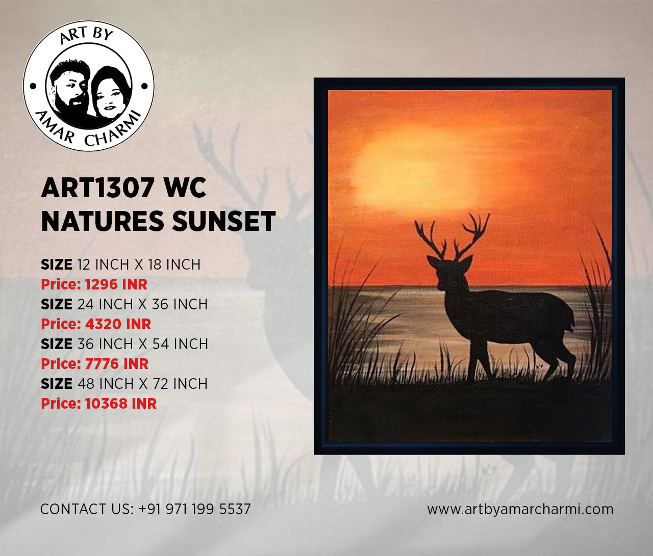 ART1307 WC  NATURES SUNSET