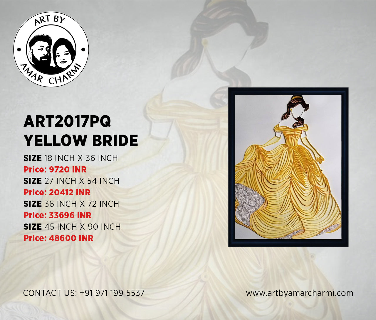 ART2017PQ YELLOW BRIDE