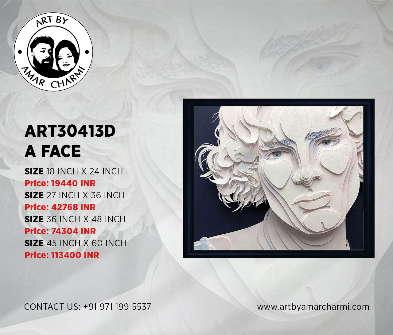 ART30413D A FACE